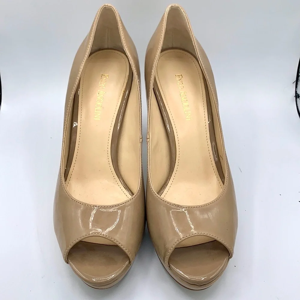 Enzo Angiolini Nude Heels Size 9